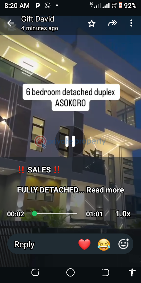 6 bedroom Duplex For Sale Asokoro Abuja Phase 1  - 1