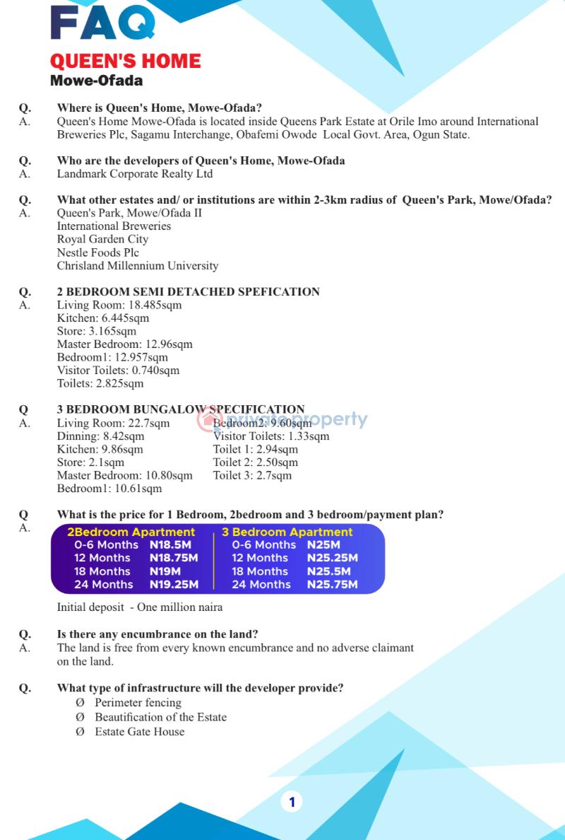 3 bedroom Flat & Apartment For Sale Ofada Ogun area  - 2