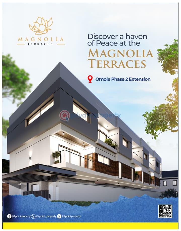 4 bedroom Terrace For Sale Magnolia Terraces, Olowoora Omole Phase 2 Ojodu Lagos - 0