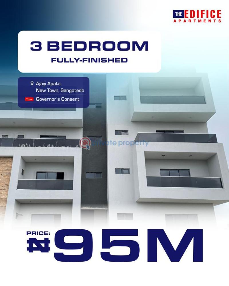 3 bedroom Semi detached Duplex For Sale Ajayi Apata New Town Monastery Road Sangotedo Lagos - 0