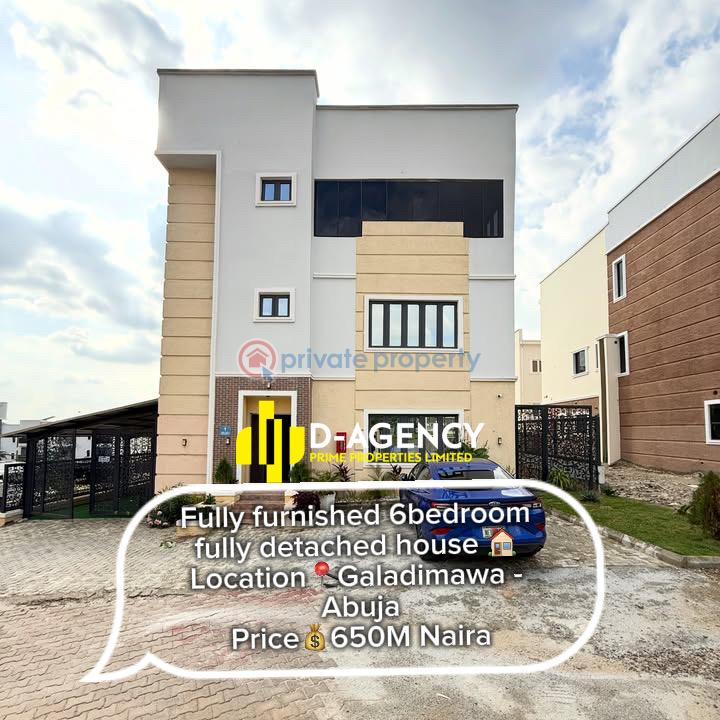 6 bedroom Detached Duplex For Sale Galadimawa Abuja Phase 3  - 0