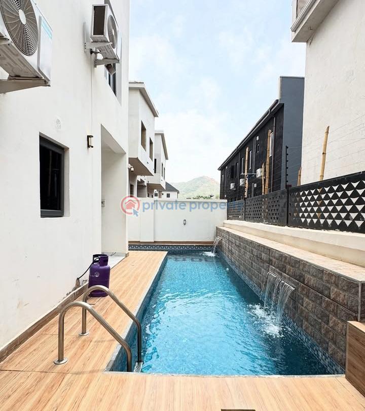 Fully furnished and serviced 4 bedroom terrace duplex - 4 4 bedroom Terraced Duplex For Rent Katampe Main Abuja Phase 2  - 4