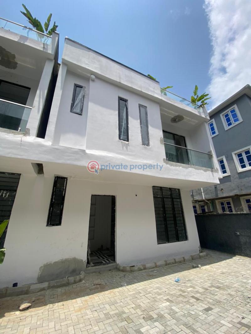 4 bedroom Terrace For Rent Before Blenco Supermarket Abraham Adesanya Ajah Lagos - 0
