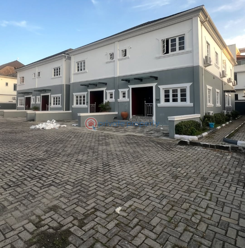 Fully service 4bedroom terrace duplex at 2nd toll gate chevron - 1 4 bedroom Terrace For Rent Oral Estate Lekki Lagos - 1