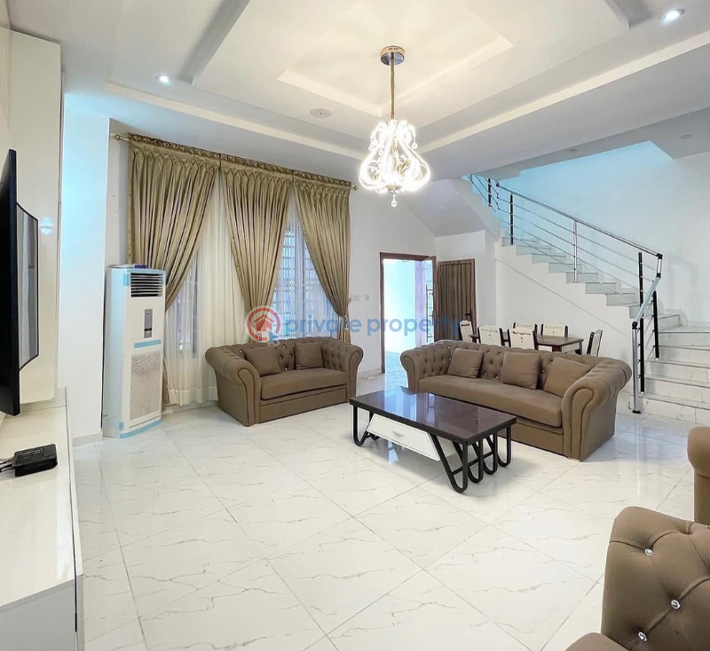 Fully service partial furnished 4bedroom terrace duplex at chevron - 3 4 bedroom Terrace For Rent Chevron By Ram Chevron Drive Lekki Lagos - 3