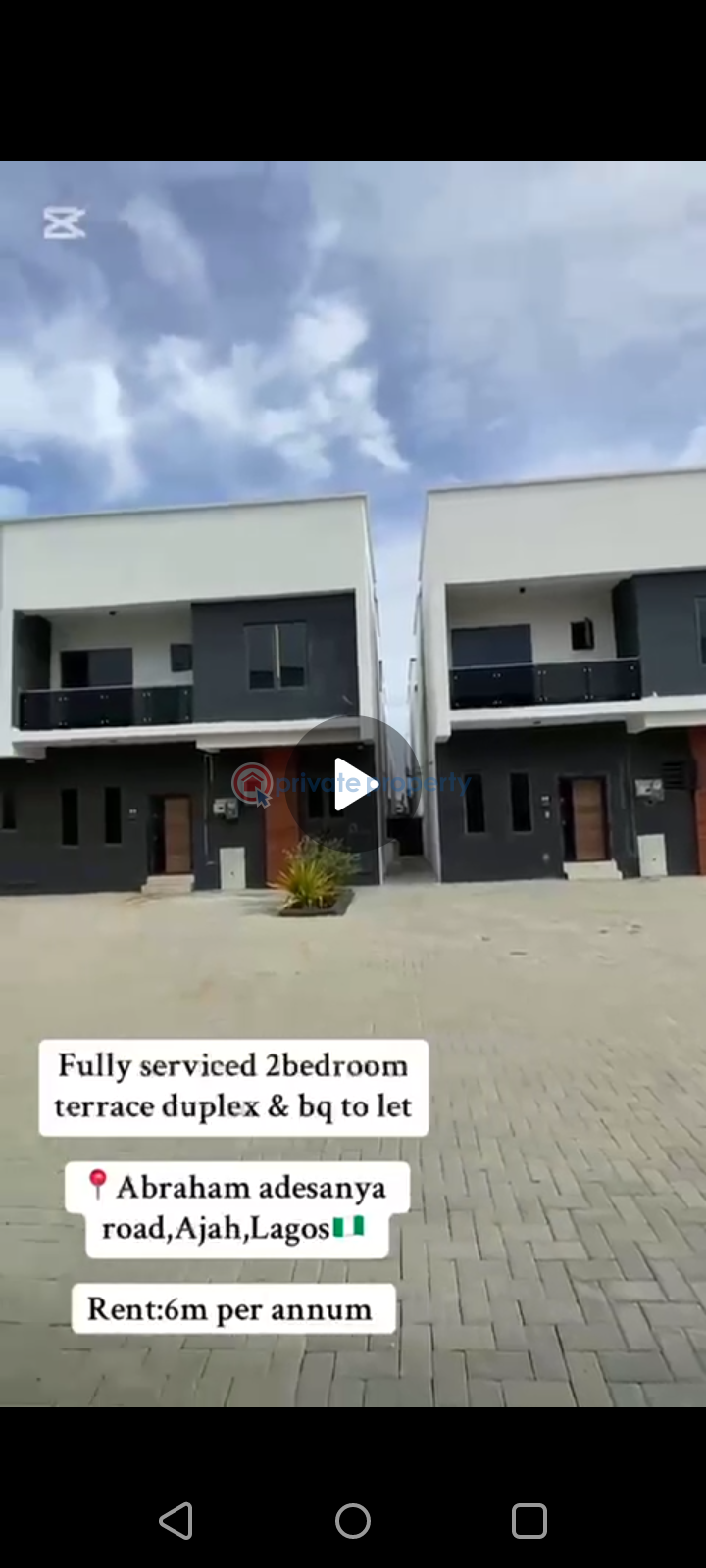 2 bedroom Terrace For Rent Abraham Adesenya Lekki Abraham Adesanya Ajah Lagos