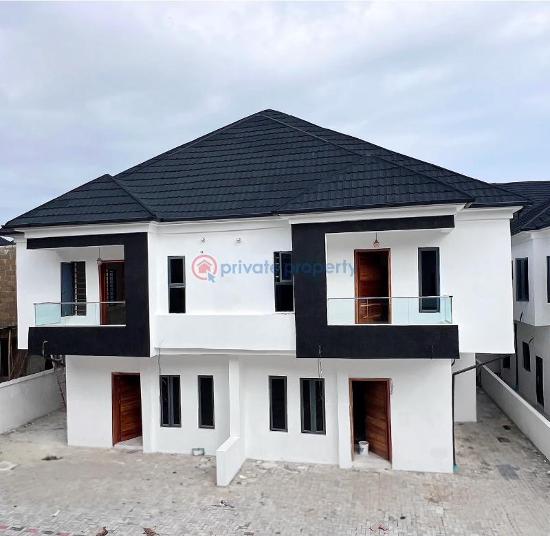 Fully serviced 4 bedroom semi-detached duplex with bq - 1 4 bedroom Semi detached Duplex For Sale Vgc / Ikota Lekki Victoria Garden City Lekki Lagos - 1