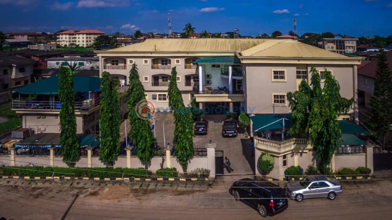 Functional 37room rooms hotel with swimming pool and hall. c of o - 1 Hotel For Sale Okota Isolo Lagos - 1