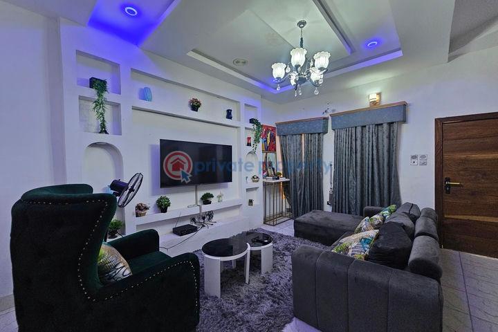 Furnished 3 bedroom semi- detached duplex - 3 3 bedroom Semi detached Duplex For Rent Ikota Lekki Lagos - 3