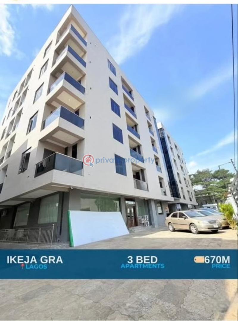3 bedroom Block Of Flats For Sale Ikeja GRA Lagos - 0