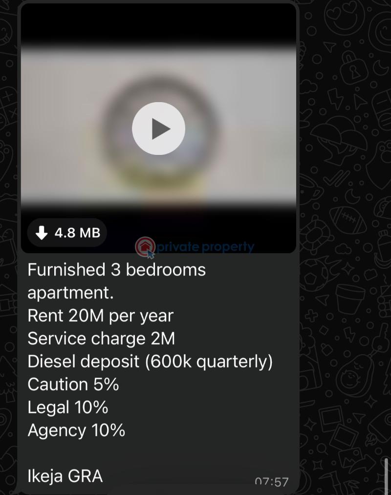 3 bedroom Block Of Flats For Rent Ikeja  Lagos - 5