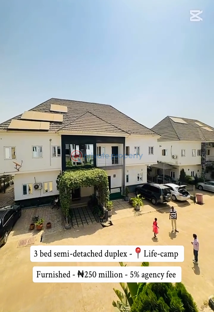 3 bedroom Semi detached Duplex For Sale Life Camp Abuja Phase 3  - 3