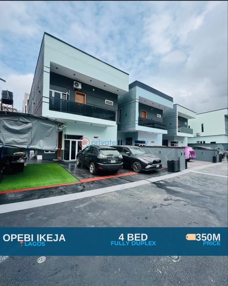4 bedroom Semi detached Duplex For Sale Opebi Ikeja Lagos - 0
