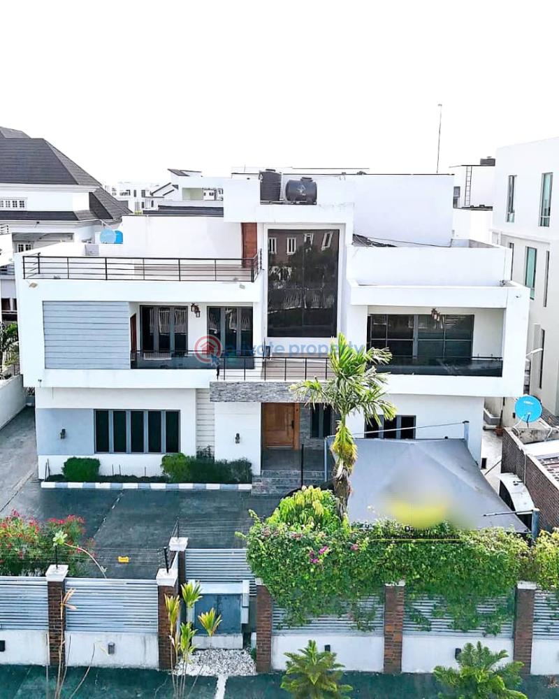 Furnished/ 7  bedroom duplex with  cinema /swimming pool - 0 7 bedroom Detached Duplex For Sale Osapa London Lekki Lagos - 0