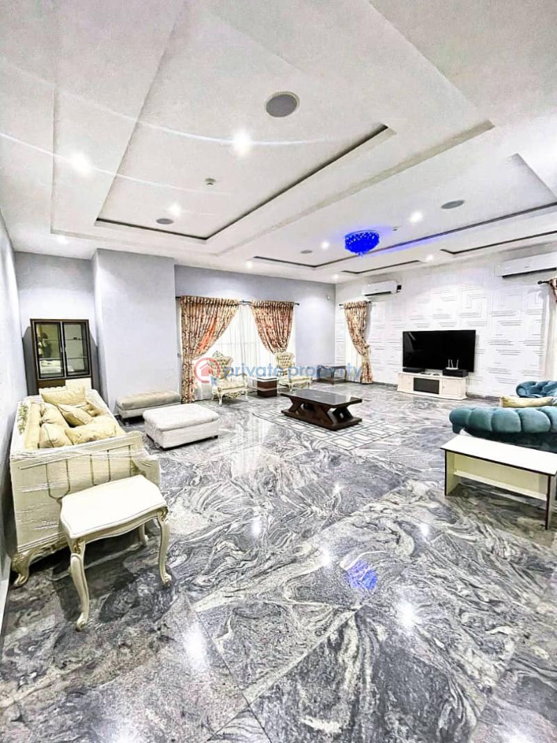 Furnished/ 7  bedroom duplex with  cinema /swimming pool - 5 7 bedroom Detached Duplex For Sale Osapa London Lekki Lagos - 5