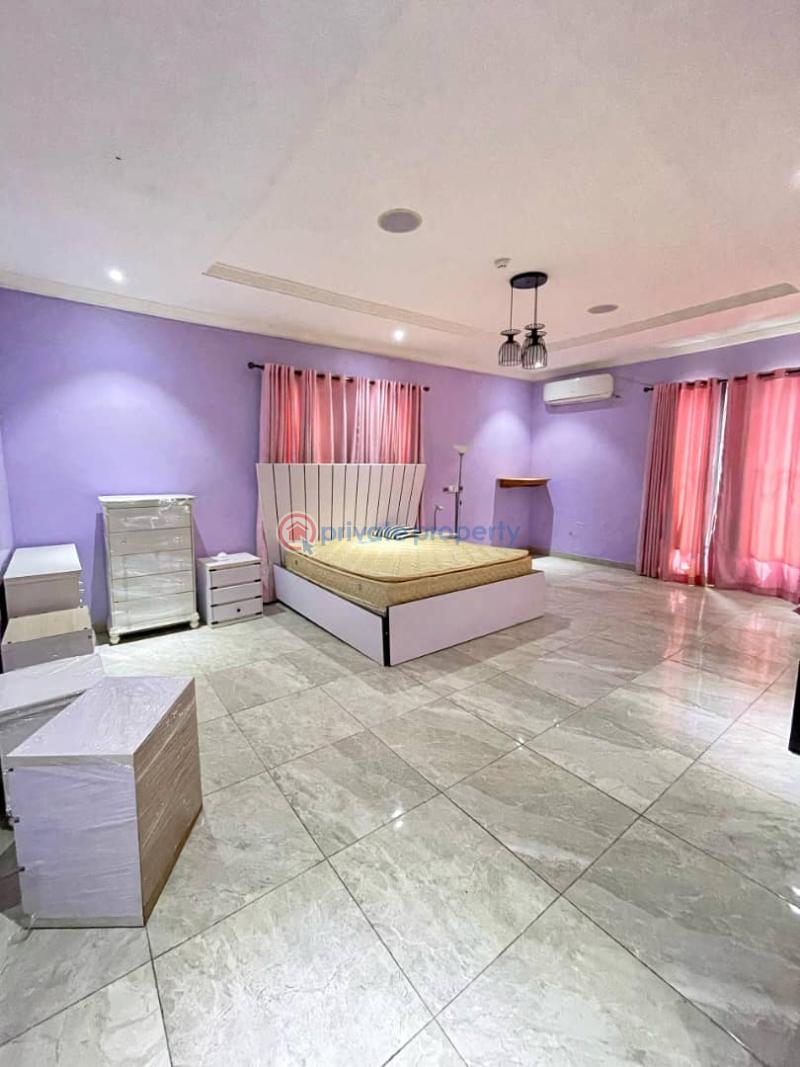 Furnished/ 7  bedroom duplex with  cinema /swimming pool - 7 7 bedroom Detached Duplex For Sale Osapa London Lekki Lagos - 7