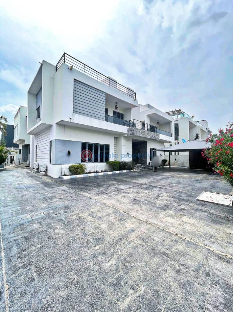 Furnished/ 7  bedroom duplex with  cinema /swimming pool - 1 7 bedroom Detached Duplex For Sale Osapa London Lekki Lagos - 1