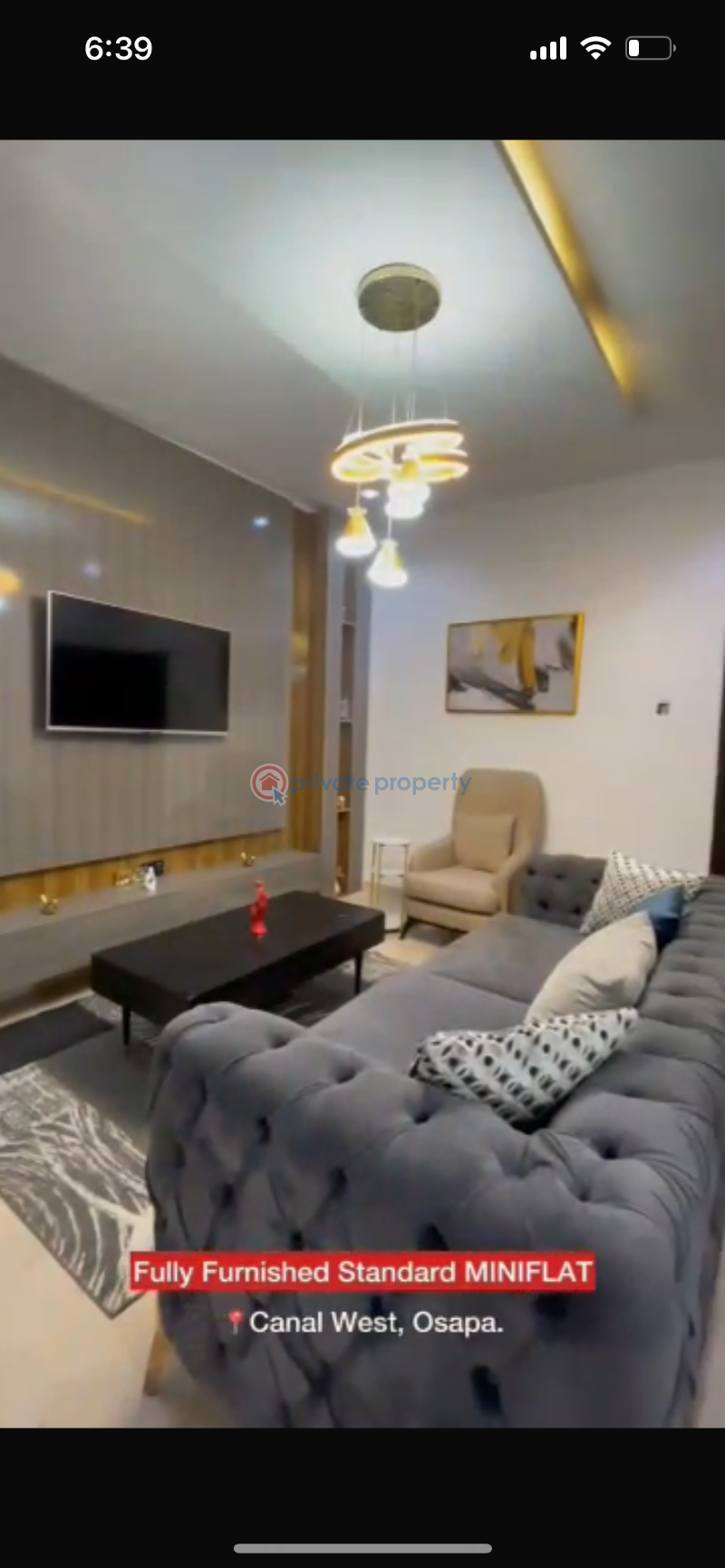 1 bedroom Mini Flat For Rent Canal West Estate Osapa London Lekki Lagos