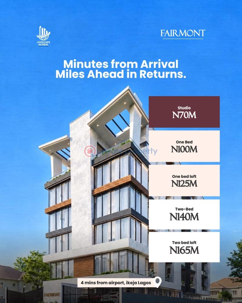 1 bedroom Block Of Flats For Sale Very Close To Airport Oba Akran Ikeja Lagos - 0