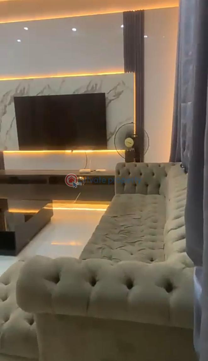 Furnished downstairs bedroom inside a furnished shared apartment - 3 1 bedroom Self Contain For Rent Ikota Villa Estate Ikota Lekki Lagos - 3