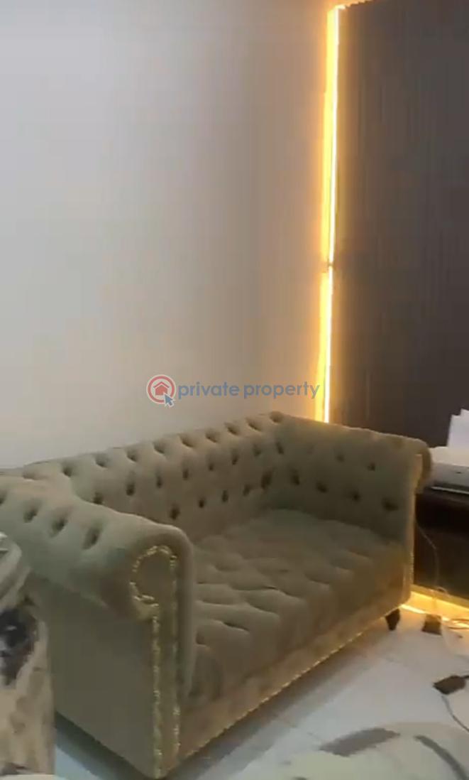 Furnished downstairs bedroom inside a furnished shared apartment - 6 1 bedroom Self Contain For Rent Ikota Villa Estate Ikota Lekki Lagos - 6