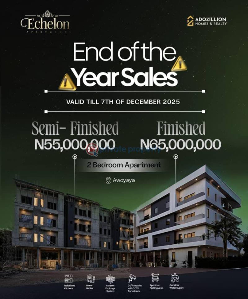 2 bedroom Block Of Flats For Sale Awoyaya Oribanwa Ibeju-Lekki Lagos