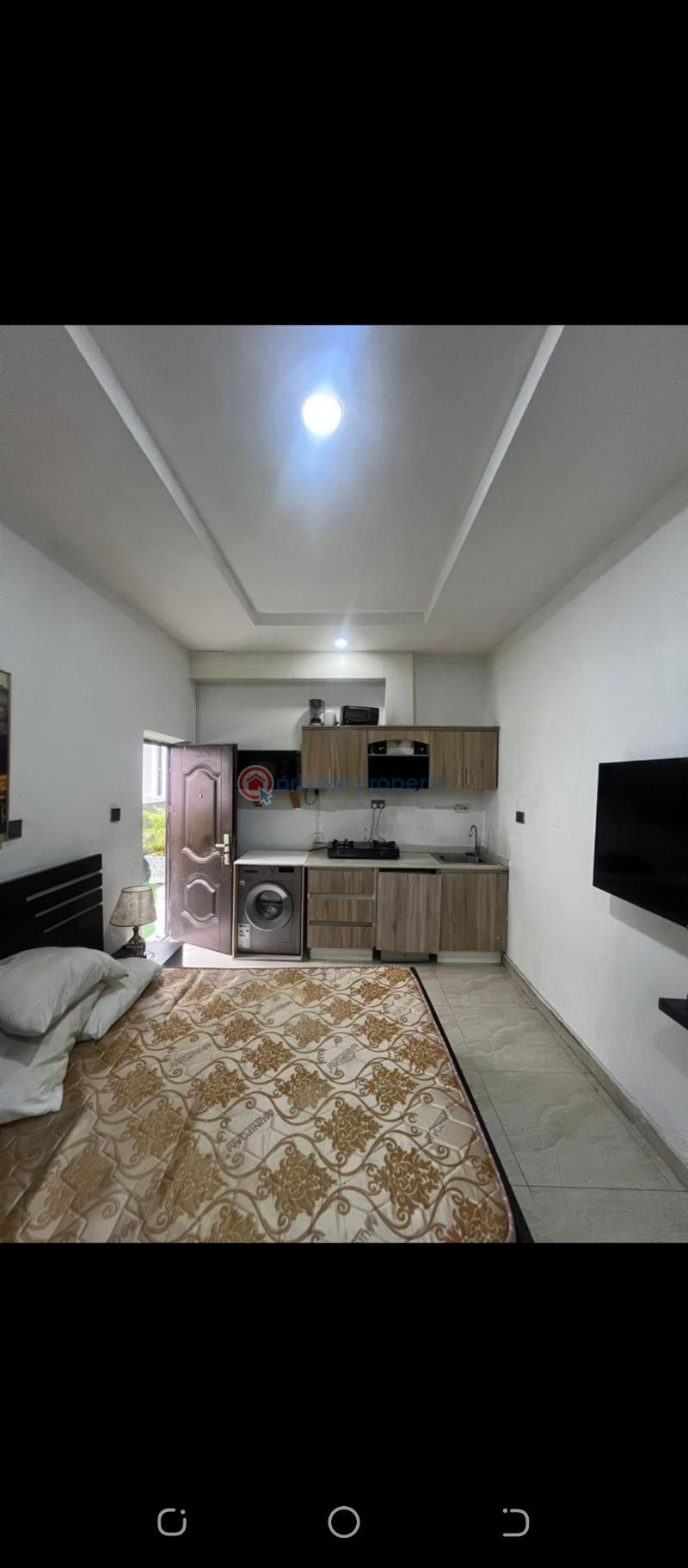 Furnished studio apartment - 2 1 bedroom Self Contain For Rent Chevron Drive Lekki Lagos - 2