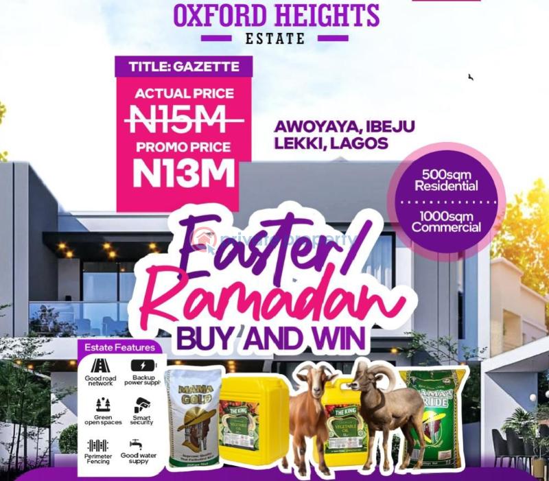 Residential Land For Sale Awoyaya Ajah Lagos