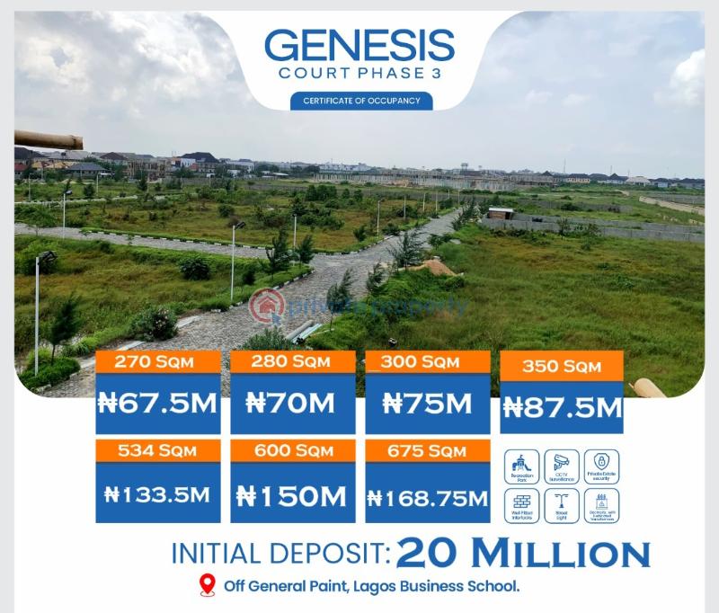 Land For Sale Abraham Adesanya Ajah Lagos - 1