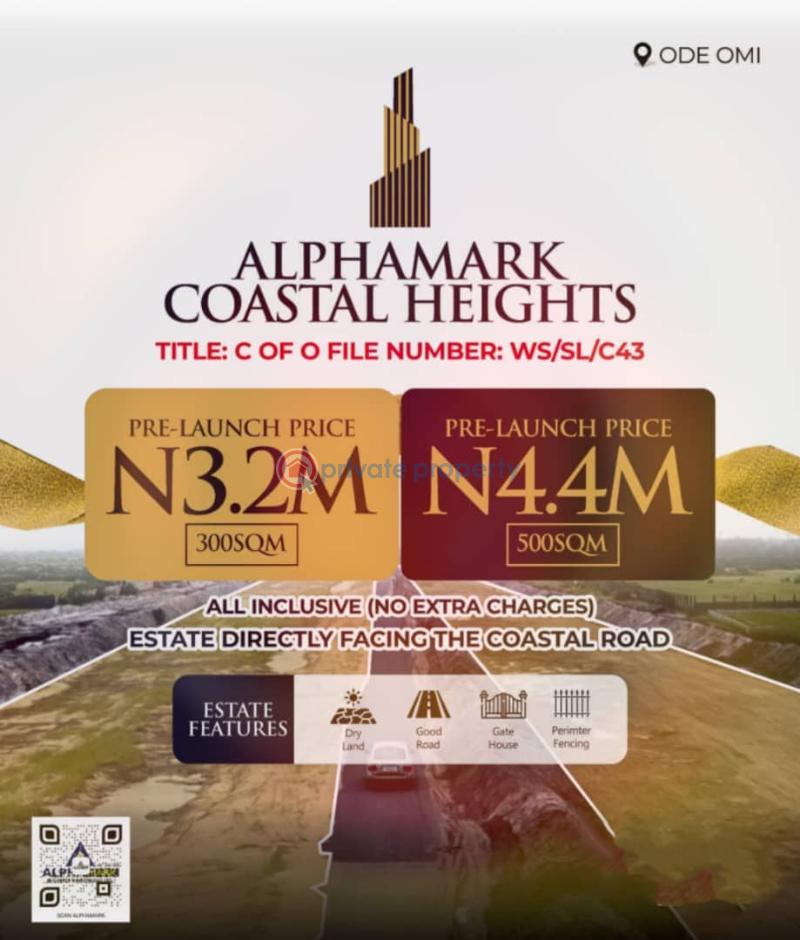 Residential Land For Sale Alphamark Coastal Heights 20mins Drive From Dangote Refinery Ibeju-Lekki Lagos - 2