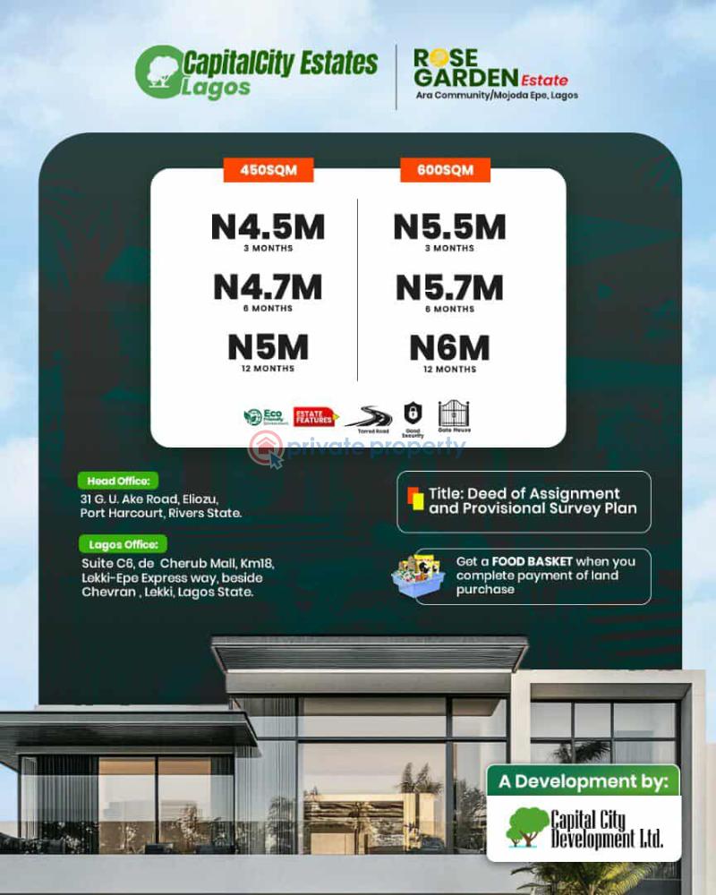 Residential Land For Sale Epe Lagos