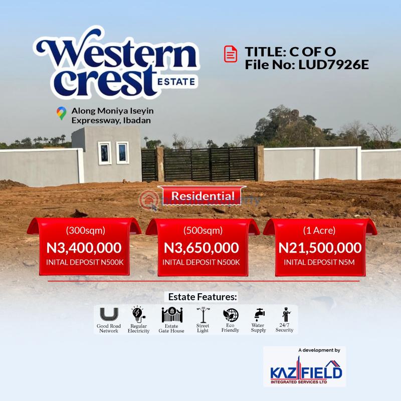 Residential Land For Sale Moniya Ibadan Oyo - 1