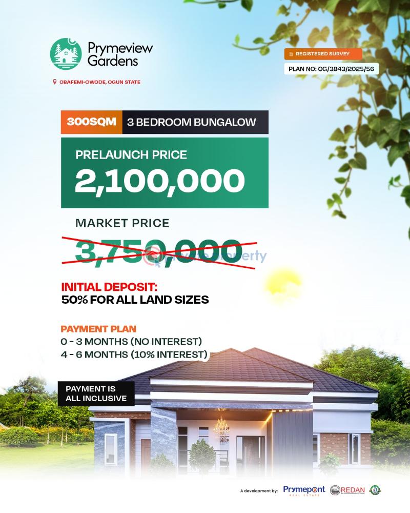 Residential Land For Sale Obafemi Owode Ogun - 0