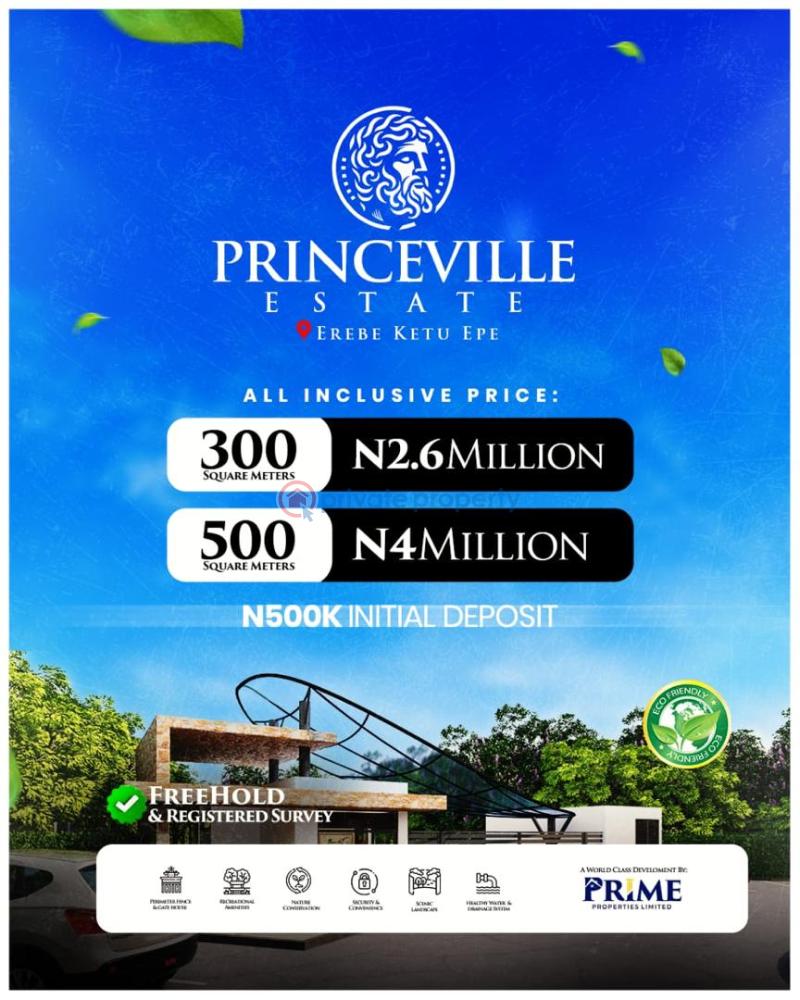 Get your most affordable land at princeville - 0 Land For Sale Epe Lagos - 0