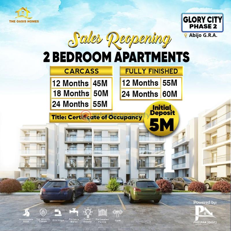 2 bedroom Flat & Apartment For Sale Abijo Gra Abijo Ajah Lagos - 0