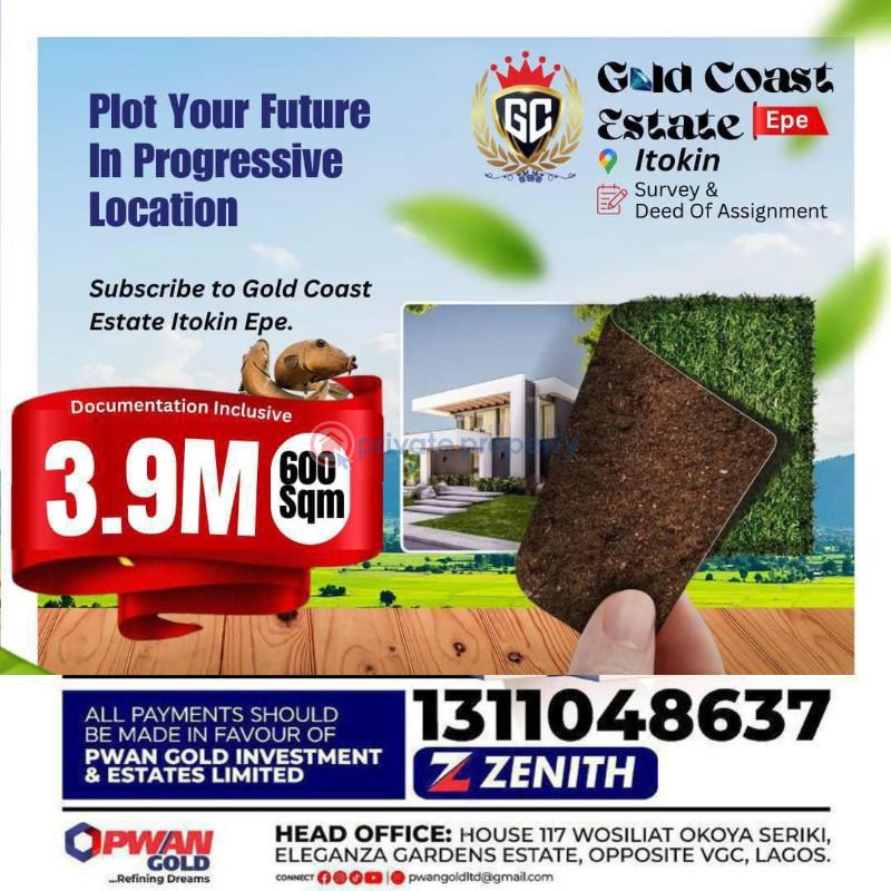 Residential Land For Sale Itokin, Epe Lagos