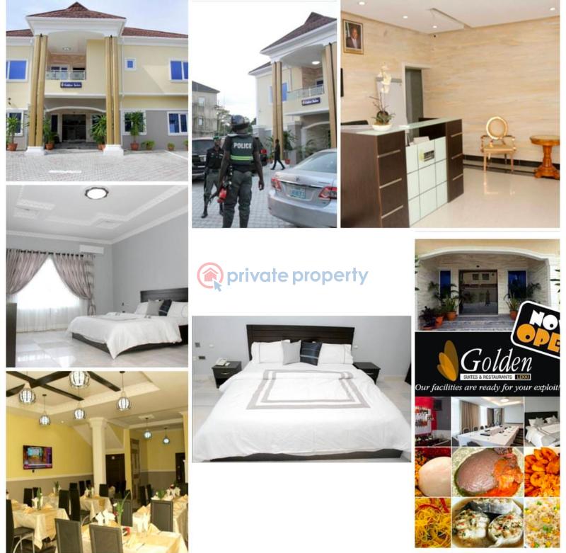 17room functional golden suite hotel - 1 10 bedroom Hotel For Sale 17rooms Functional Hotel Back Of Lagos Business School Palms Ville Avenue Sangotedo Ajah Lagos - 1