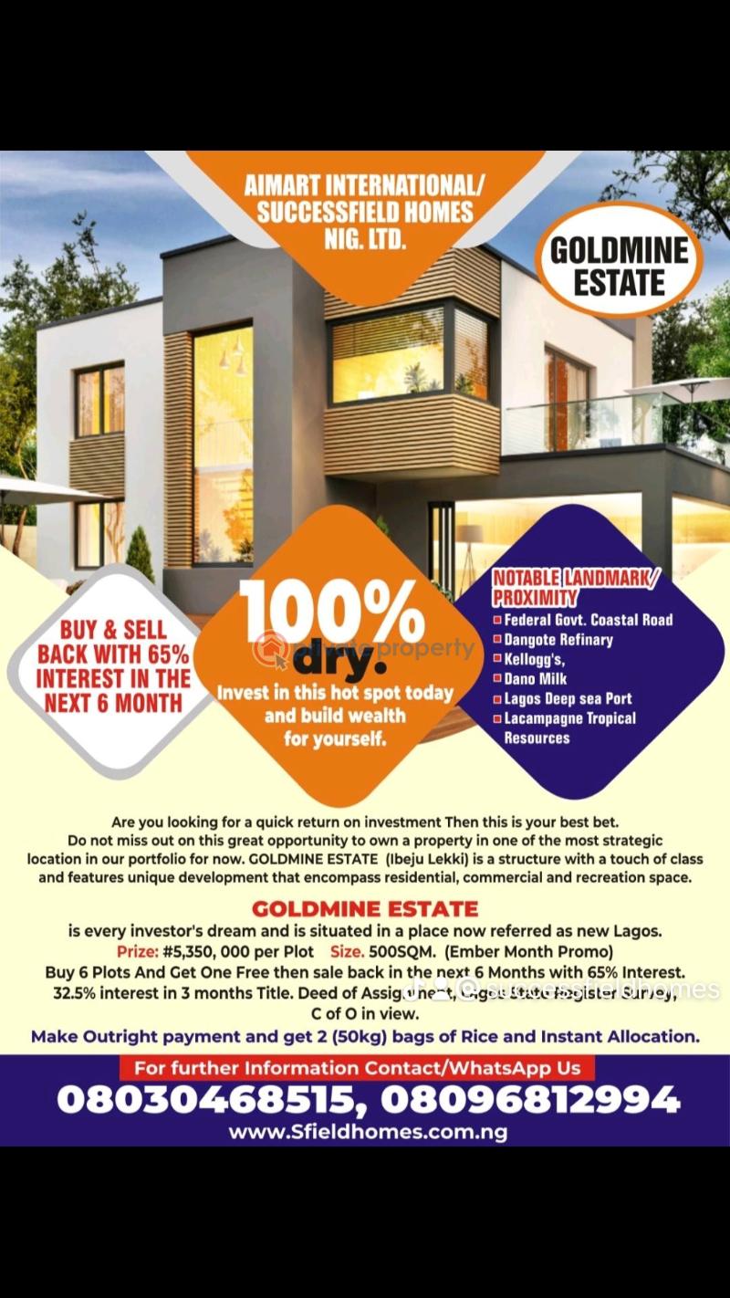 For sale: Commercial Land Free Trade Zone Eleran Igbe Ibeju-Lekki Lagos  (PID: 5PCCSA) | Private Property Nigeria