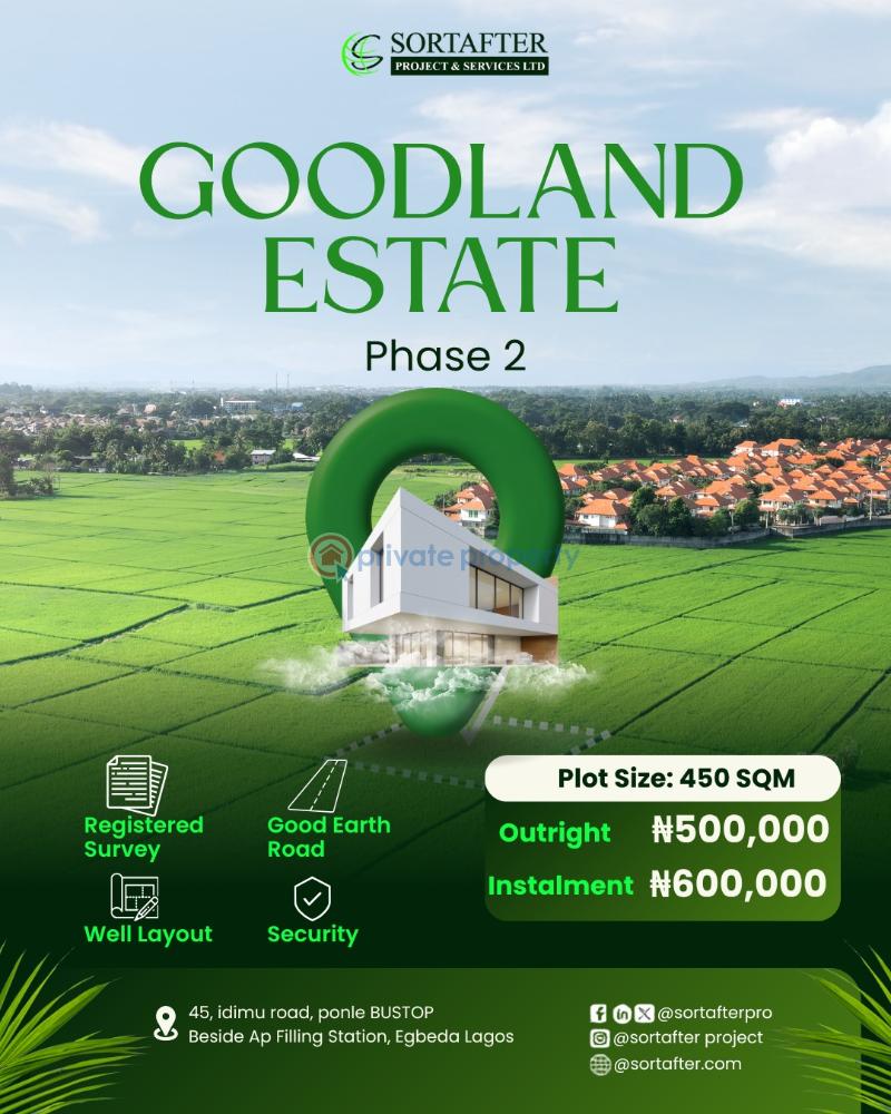 Residential Land For Sale Lagos Boundary. Lagos Extension Ogun