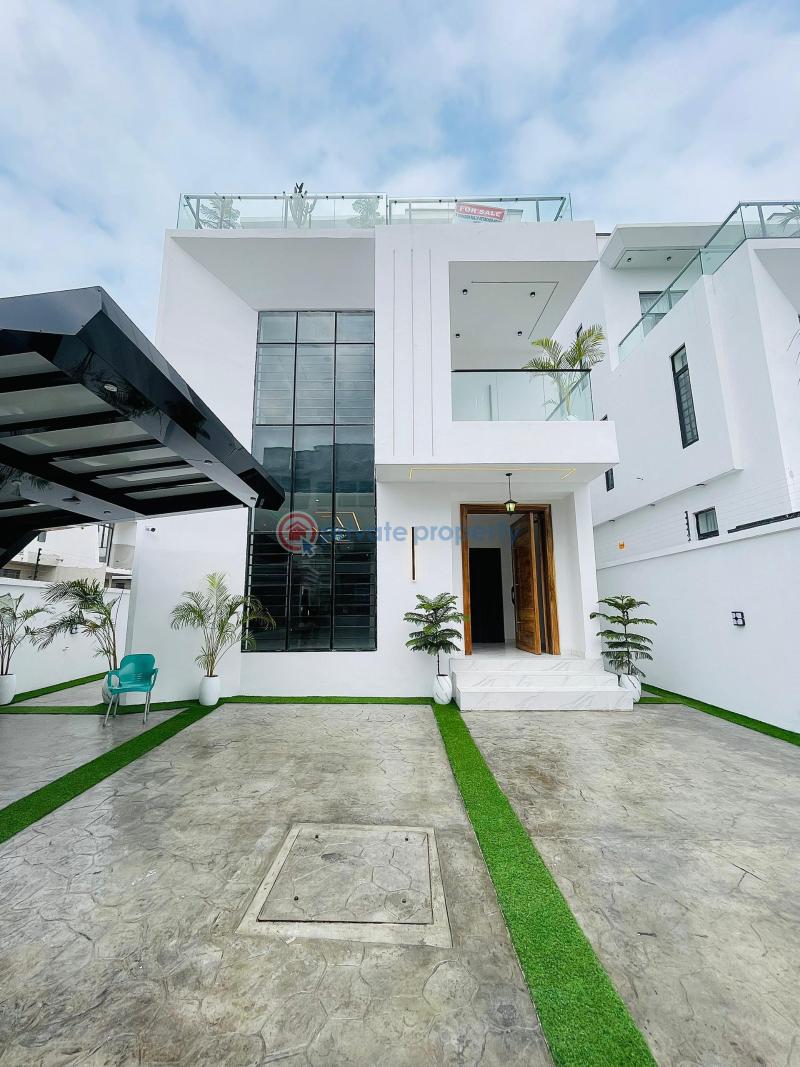 5 bedroom Detached Duplex For Sale Chevron Drive Lekki Lagos - 1