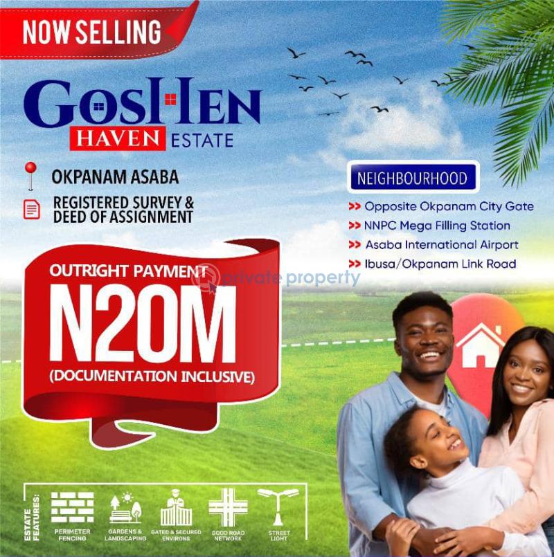 Residential Land For Sale Nnpc Mega Filling Station, Asaba International Airport, Ibusa/okpanam Link Road Asaba Delta