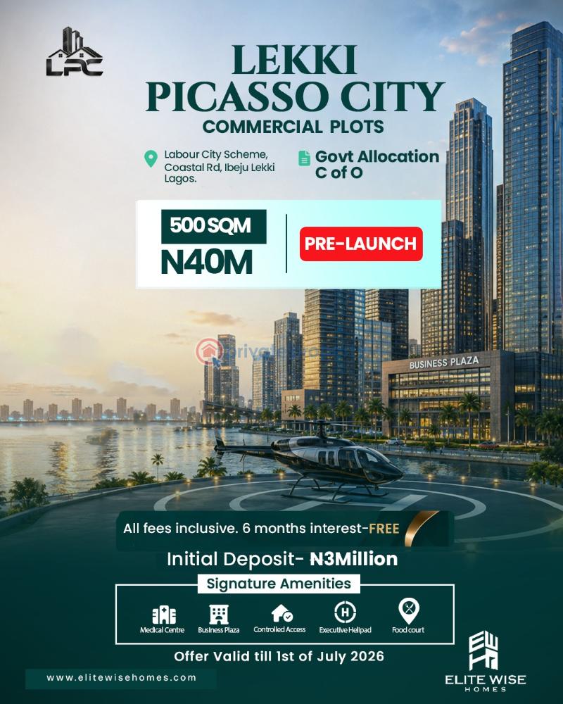 Commercial Land For Sale Lekki Picasso City Labour City Scheme Coastal Road Ibeju Lekki Ibeju-Lekki Lagos - 0
