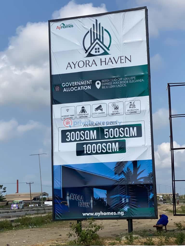 Residential Land For Sale Ayora Haven Estate Iberekodo Off Lekki Epe Beside Eleganza Ibeju Lekki Iberekodo Ibeju-Lekki Lagos - 8
