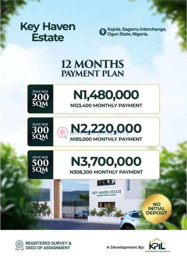 Mixed use Land For Sale Sagamu Ogun