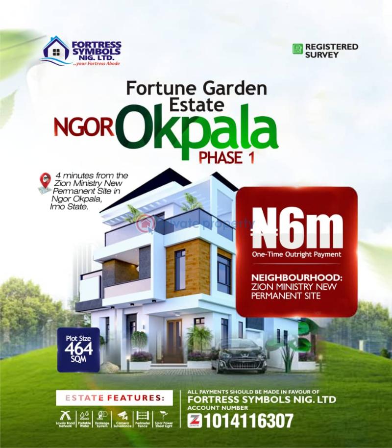 Mixed use Land For Sale 5 Minutes Drive Near Zion Ministry Ngor Okpala Ngor-Okpala Imo - 1