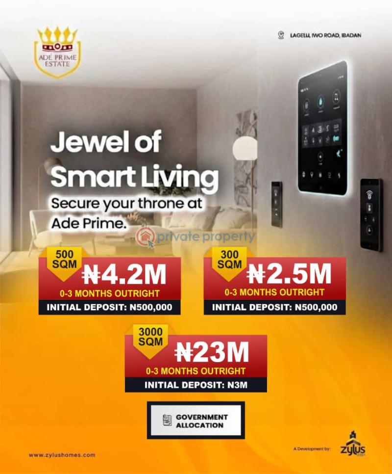 Mixed use Land For Sale Adé Prime Estate, Iyana Offa, Lagelu, Ibadan Very Close To Oyo State Housing Corporation 👉 Divisional Police Headquarters 👉 Frsc Lagelu Command Office 👉 Nigeria Security And Civil Defence Corps (nscdc) 👉 Air Force Comprehensive Secondary School 👉 Dry Lagelu Oyo - 1