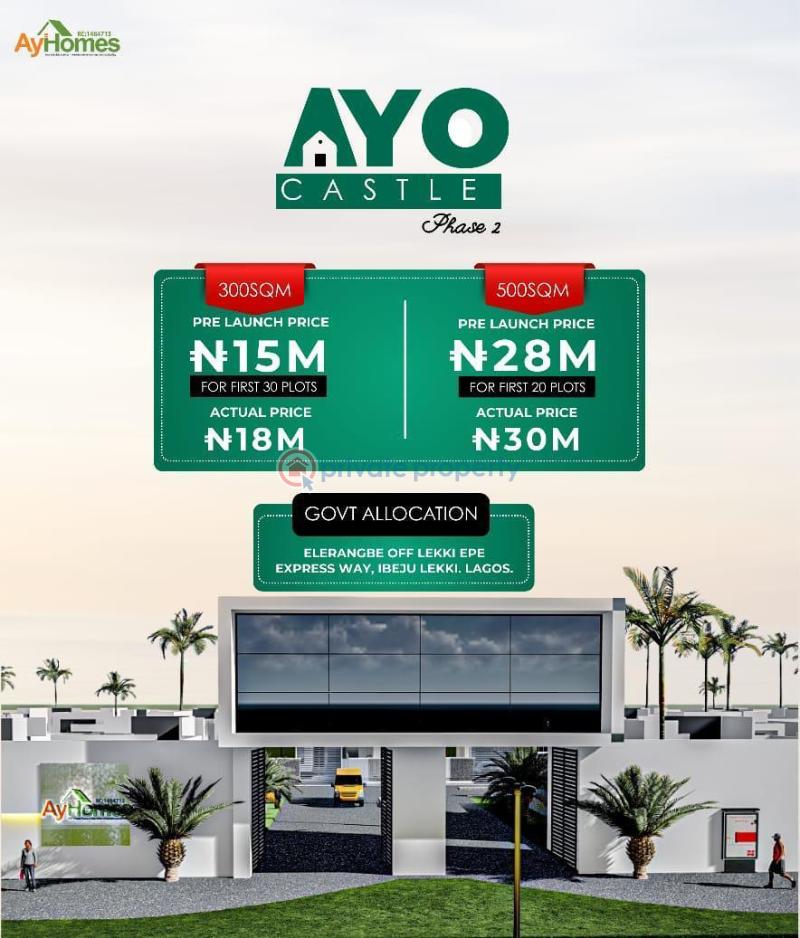 Mixed use Land For Sale Ayo Castle In Elerangbe, Off Lekki Epe Expressway Very Close To Alaro City Lekki International Airport Pan Atlantic University Epe Resort Eleran Igbe Ibeju-Lekki Lagos - 4