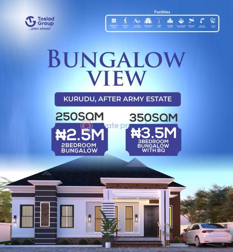 Mixed use Land For Sale Bungalow View Estate Before Army Estate Kurudu Abuja Phase 4  - 4
