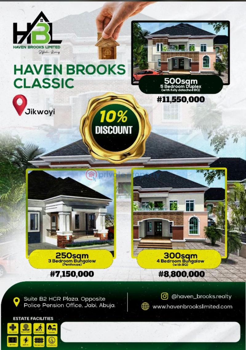 Mixed use Land For Sale Haven Brooks Classic Estate Jikwoyi Abuja Phase 4  - 2