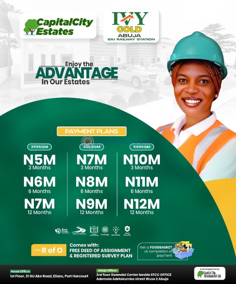 Mixed use Land For Sale Ivy Gold Extension Idu Abuja Idu Railway Station Idu Abuja Phase 4  - 1